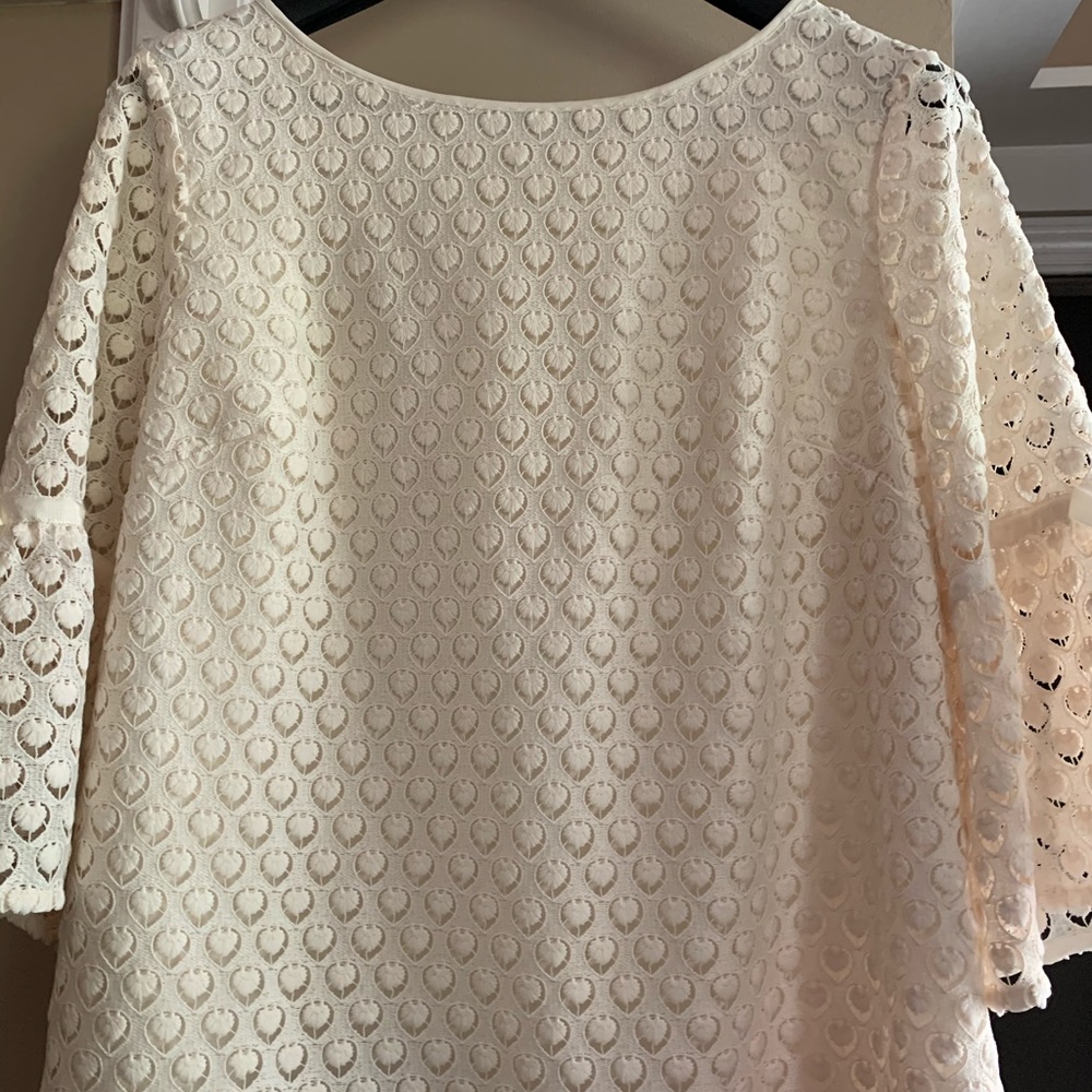 RSVP By Talbots formal cream blouse.